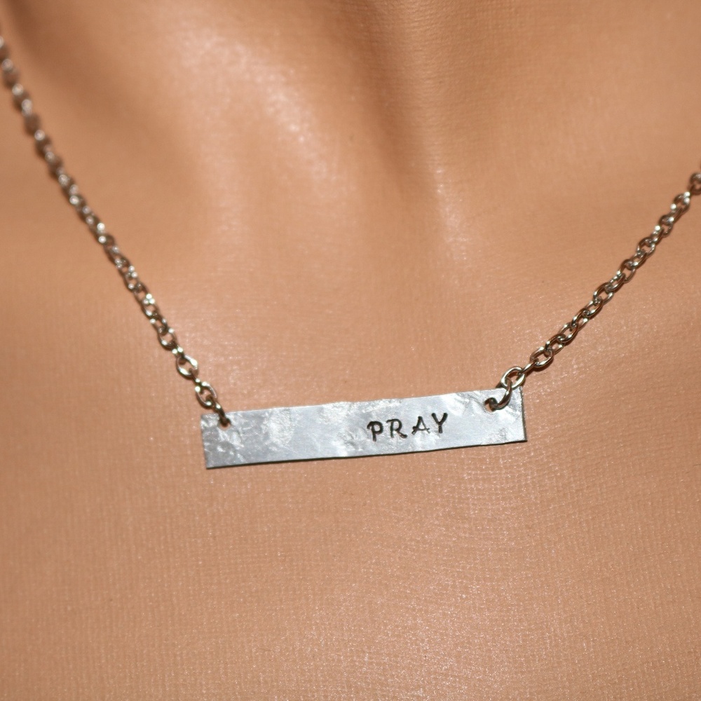 Handmade Stamped Necklace